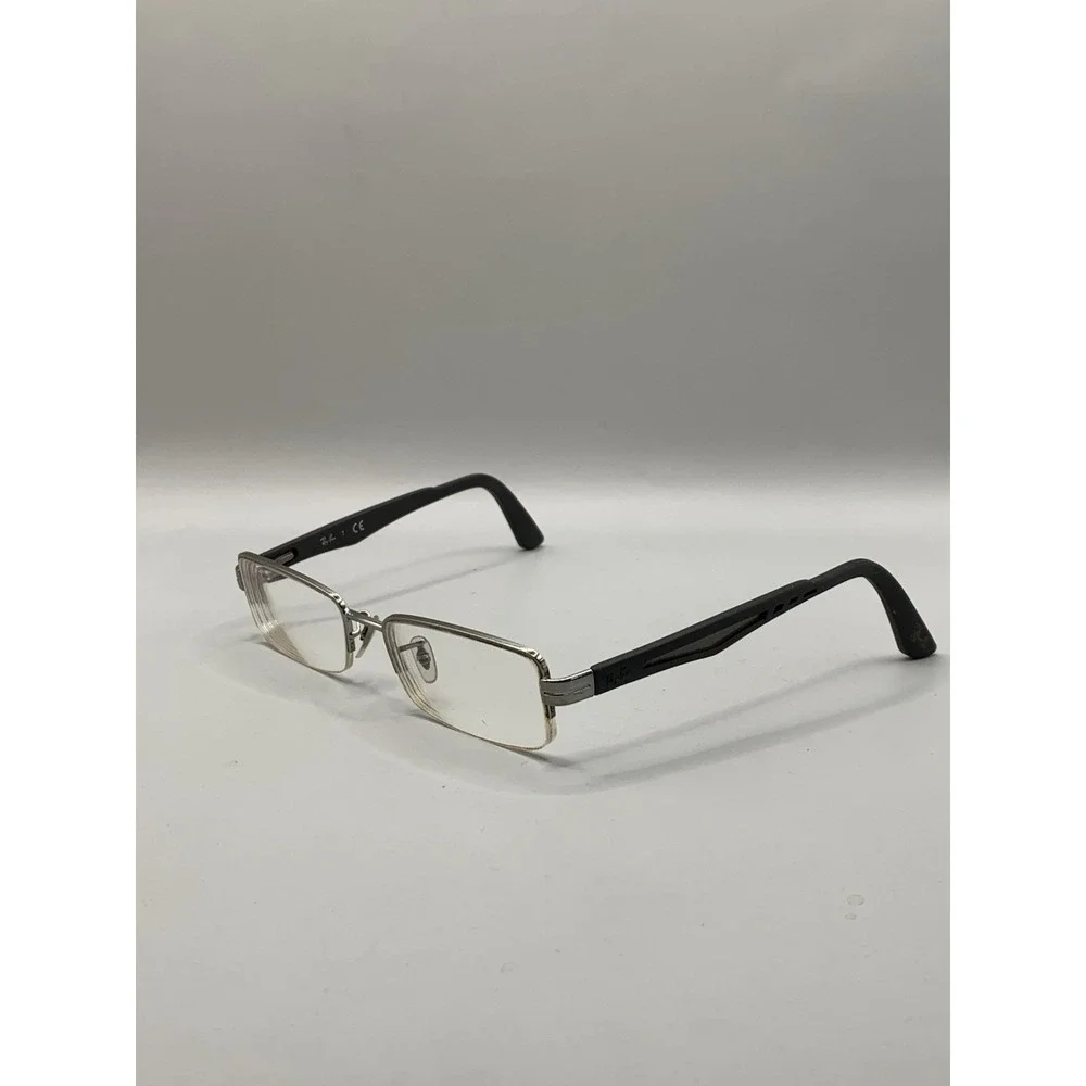 Ray Ban Eyeglasses RB6264 2502 51-16-135 Black Gunmetal Half Rim Frame Only
